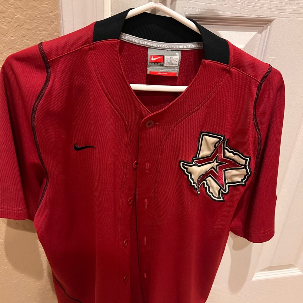 Nike Men’s Red Baseball Jersey ASTROS